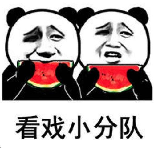 吃瓜表情包的图片大全